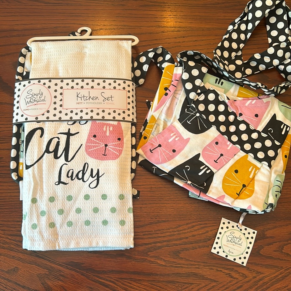 Simply Whimsical Crazy Cat Lady Set